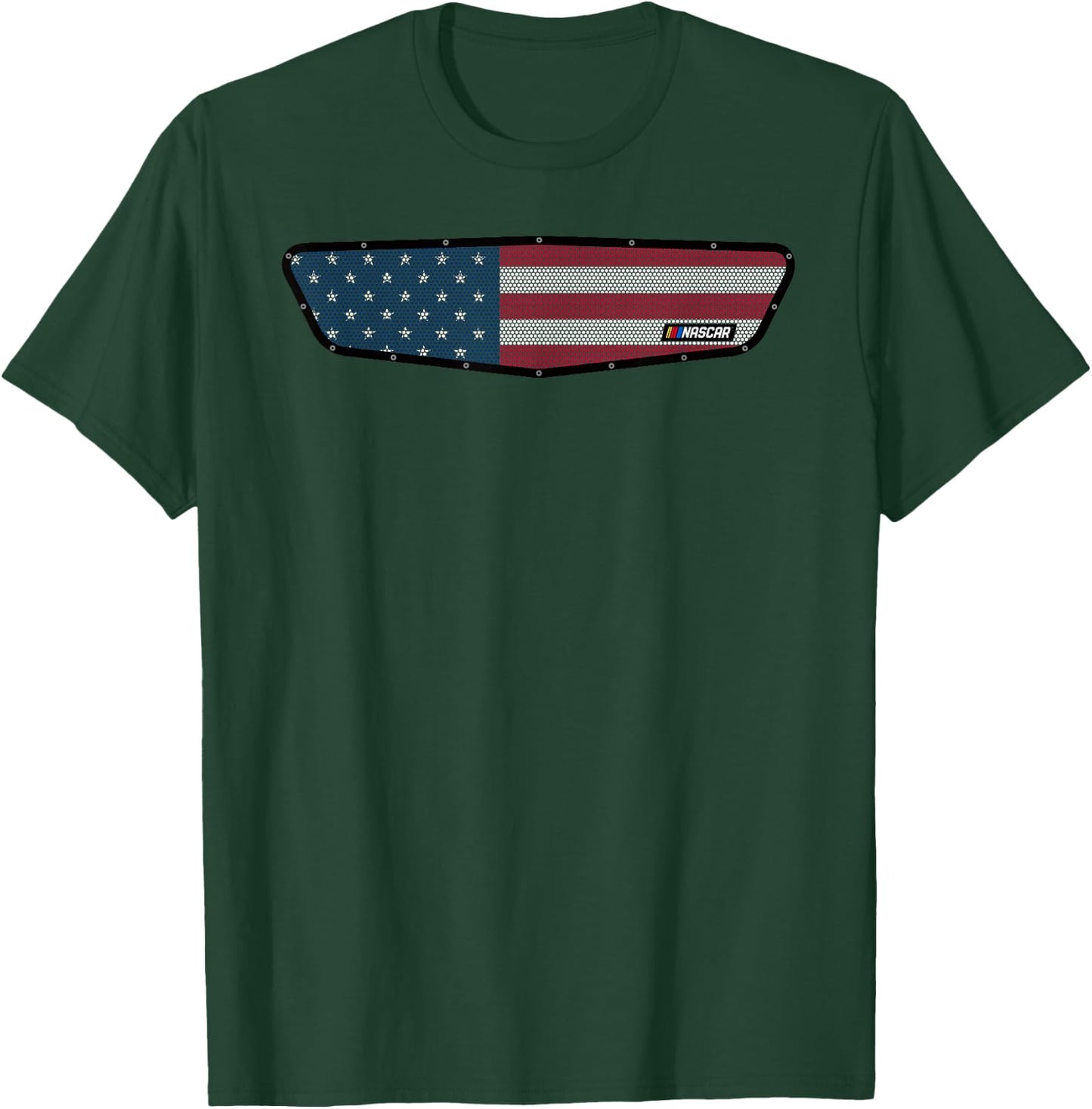 Nascar American Flag Grille T-Shirt - T-Shirt | Forest