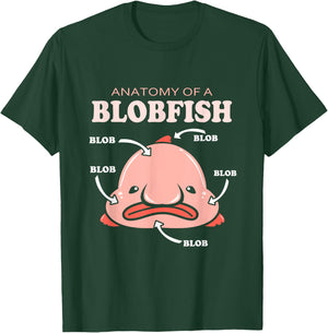 Anatomy Of A Blobfish T-Shirt - T-Shirt | Forest