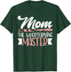 Mom The Woodturning Master Mother's Day Funny Woodturning T-Shirt - T-Shirt | Forest