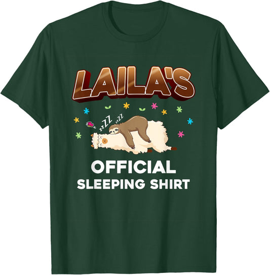 Personalized Laila Birthday First Name Laila T-Shirt - T-Shirt | Forest