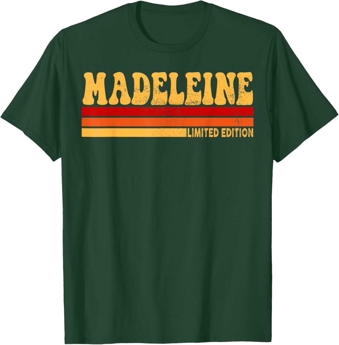 Madeleine Name Personalized Idea Women Vintage Madeleine T-Shirt - T-Shirt | Forest