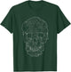 Cat Skull Halloween Skeleton Funny Punk Rock Tattoo Gift Men Women Kids T-Shirt - T-Shirt | Forest