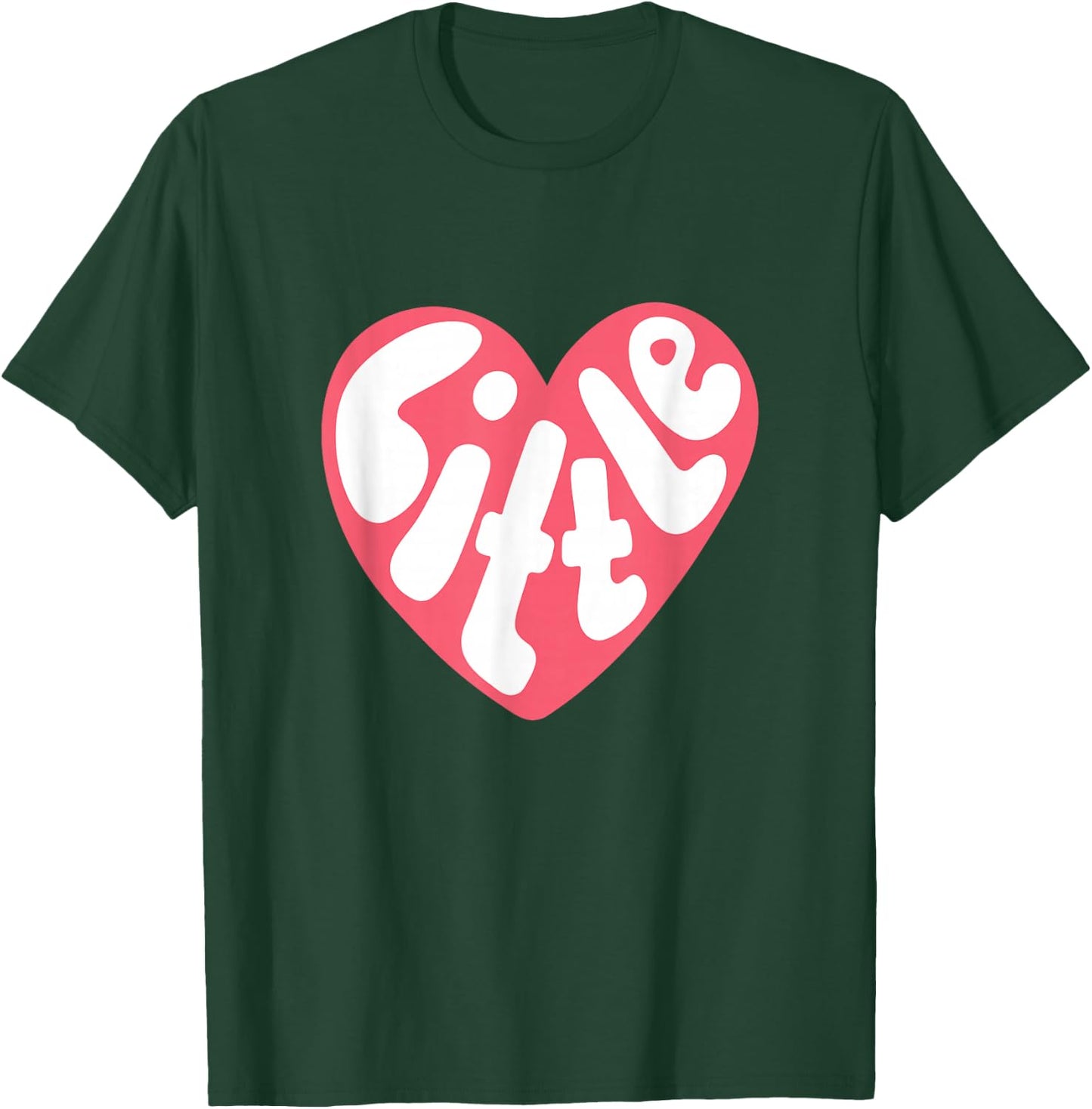 Big Little Sorority Reveal Little Pink Heart T-Shirt - T-Shirt | Forest