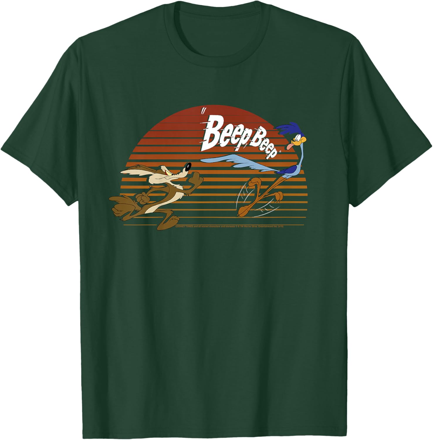 Kids Looney Tunes Wile E. Coyote & Road Runner Beep Beep Chase T-Shirt - T-Shirt | Forest