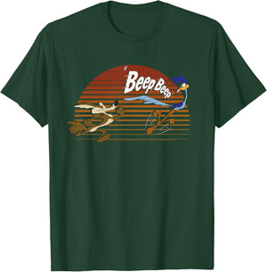 Kids Looney Tunes Wile E. Coyote & Road Runner Beep Beep Chase T-Shirt - T-Shirt | Forest