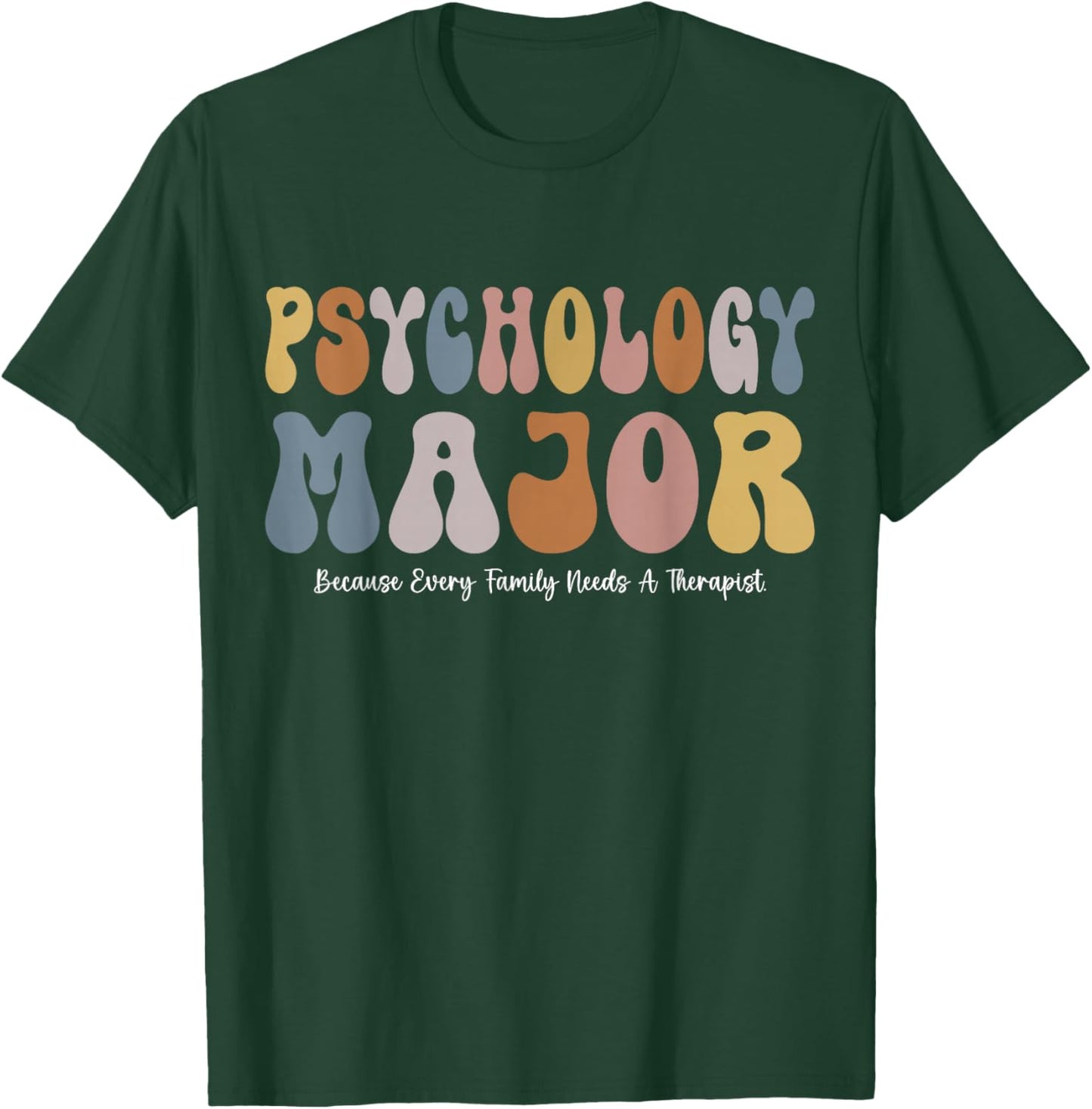 Funny Psychology Major Psychology Student Funny School Psych T-Shirt - T-Shirt | Forest
