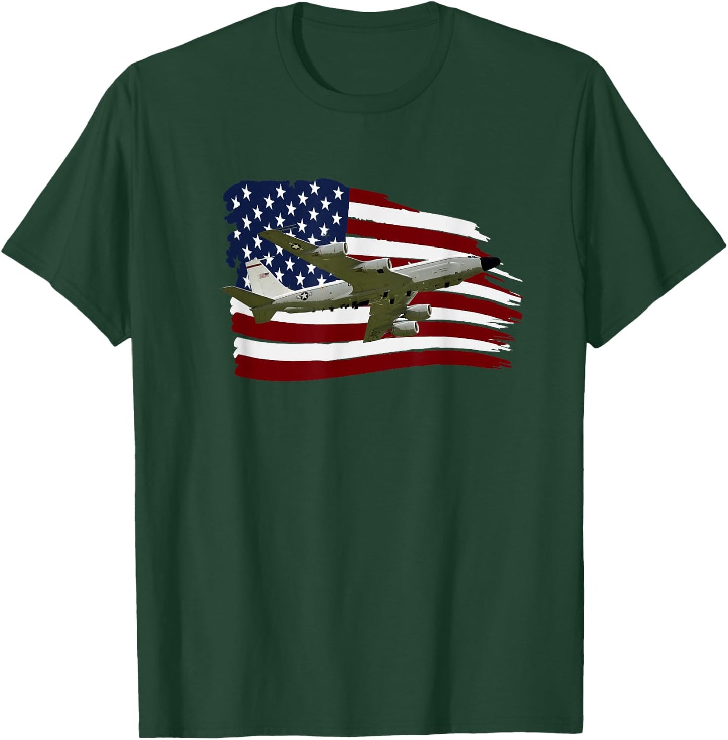RC-135 Rivet Joint Spy plane Aircraft T-Shirt - T-Shirt | Forest
