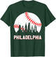 Vintage Distressed Philly Baseball Lovers T-Shirt - T-Shirt | Forest