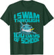 Cool Shark I Swam Through 100 Days of School Boys T-Shirt - T-Shirt | Forest