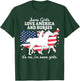 Women Some Girls Love America & Horse Riding - Equestrian T-Shirt - T-Shirt | Forest