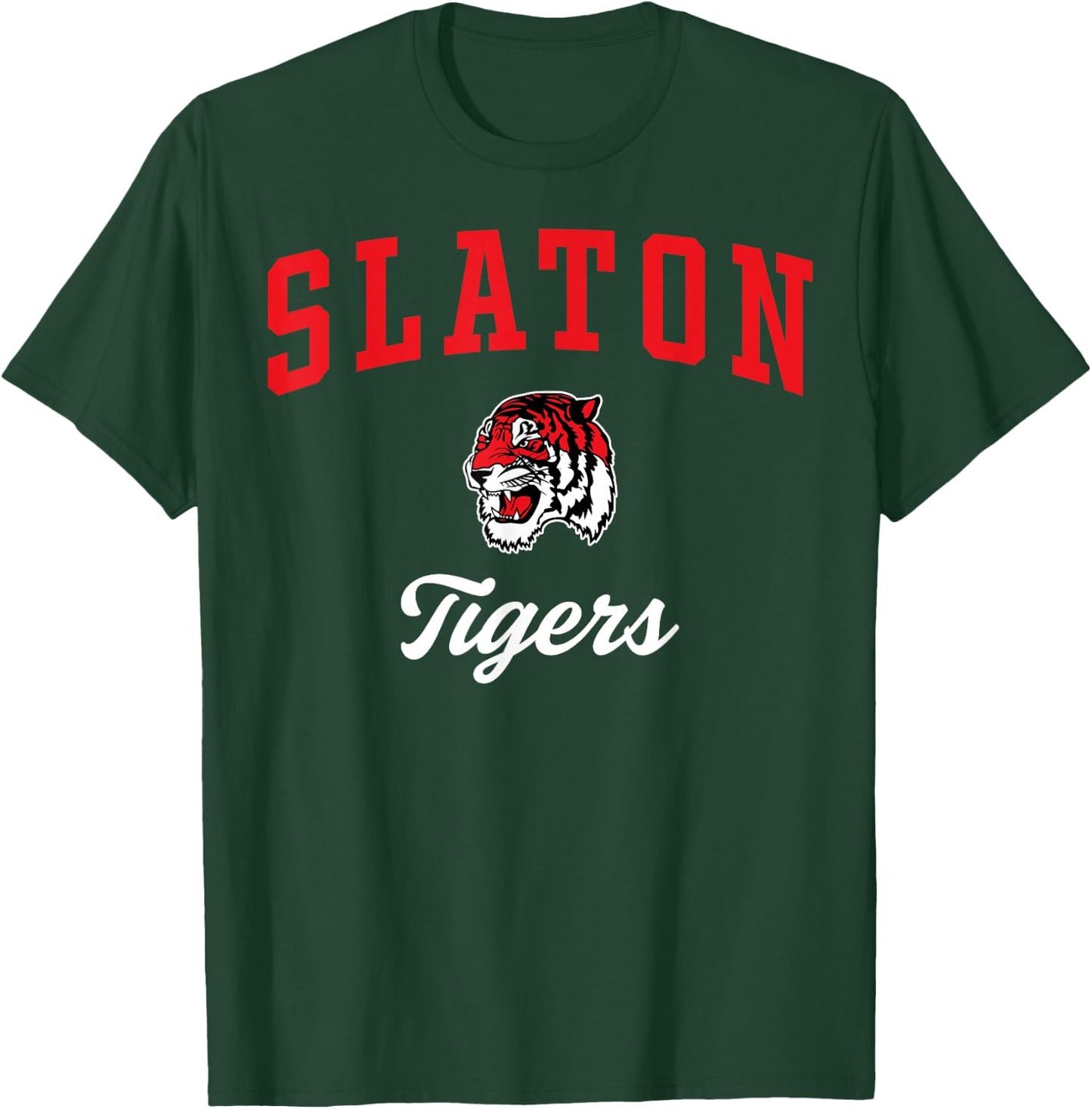Slaton High School Tigers C3 T-Shirt - T-Shirt | Forest