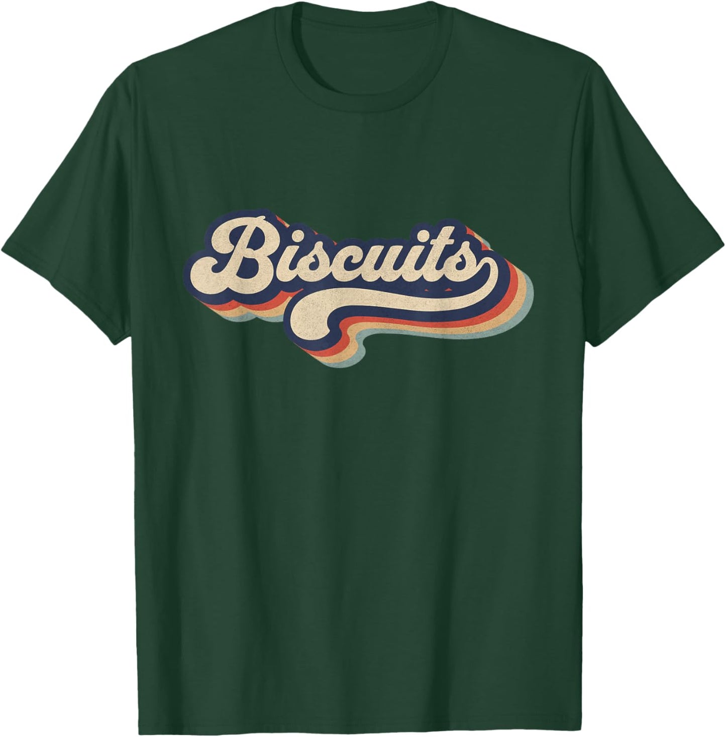 Retro Vintage Biscuits - Baking Lover Baker Biscuits Lover T-Shirt - T-Shirt | Forest
