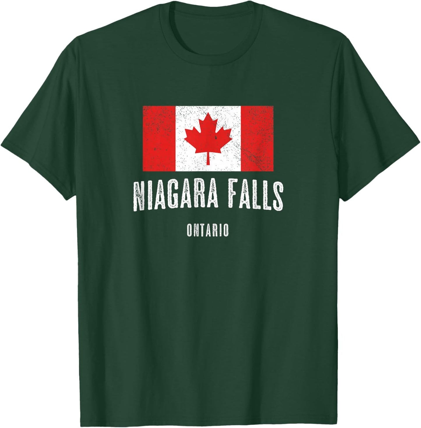 Niagara Falls Canada Canadian Flag Souvenir T-Shirt - T-Shirt | Forest