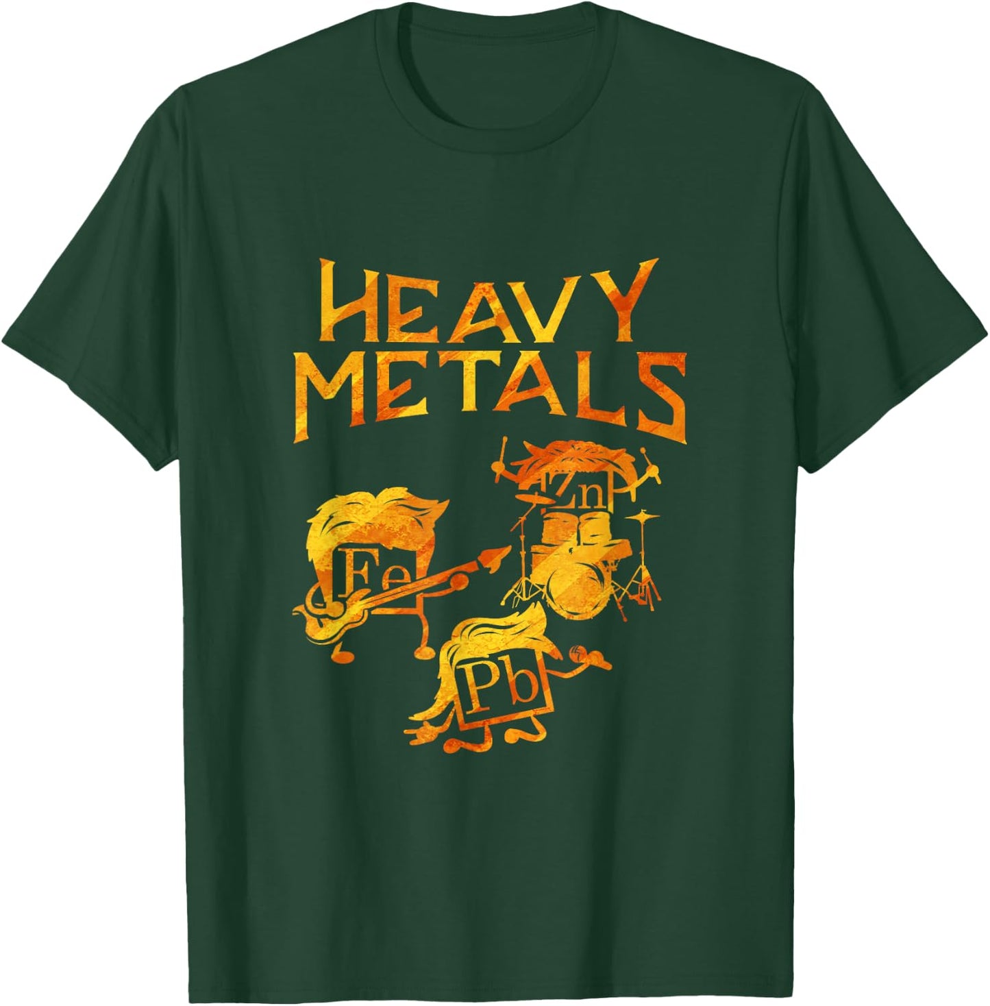 Chemists Funny Gift Chemistry Student Heavy Metals T-Shirt - T-Shirt | Forest