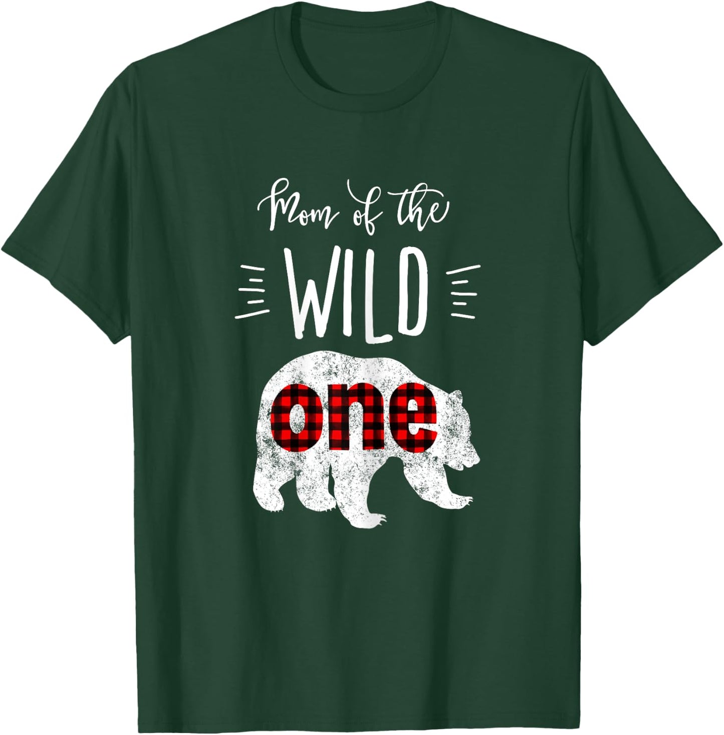 Mom of the Wild One Shirt Bear Lumberjack 1st Birthday T-Shirt - T-Shirt | Forest
