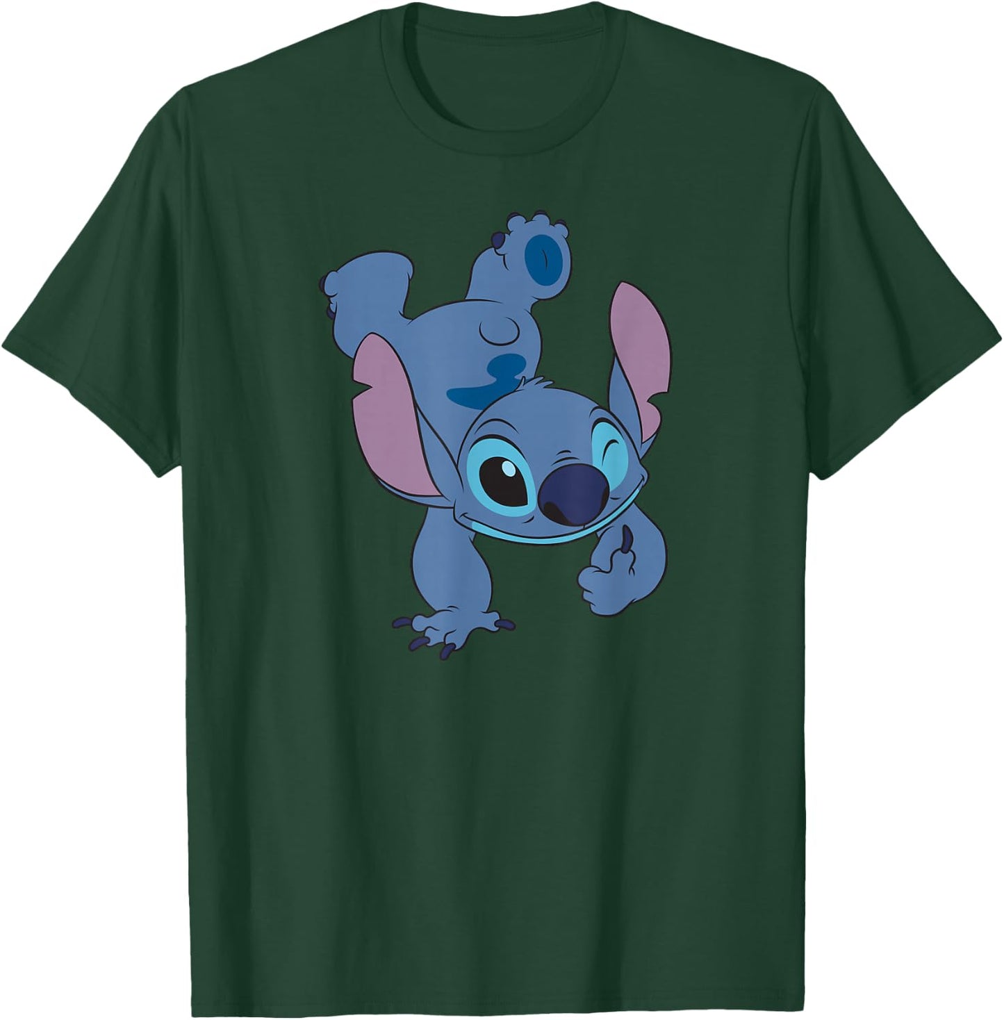 Lilo & Stitch - Hand Stand T-Shirt - T-Shirt | Forest
