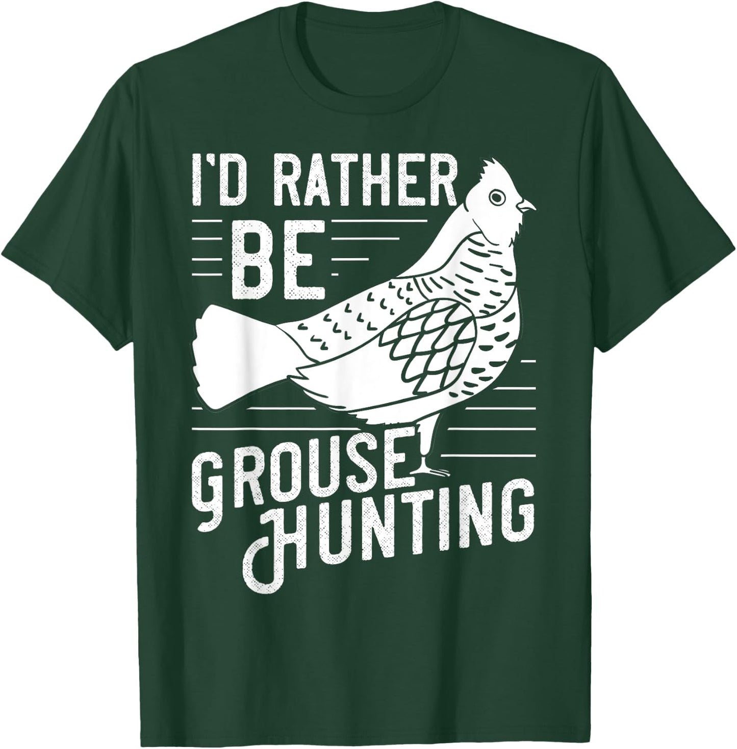 Ruffed Grouse Bird Gift Hunting Spruce Grouse T-Shirt - T-Shirt | Forest