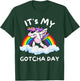 It's My Gotcha Day Welcome Children Adoption Dabbing Unicorn T-Shirt - T-Shirt | Forest
