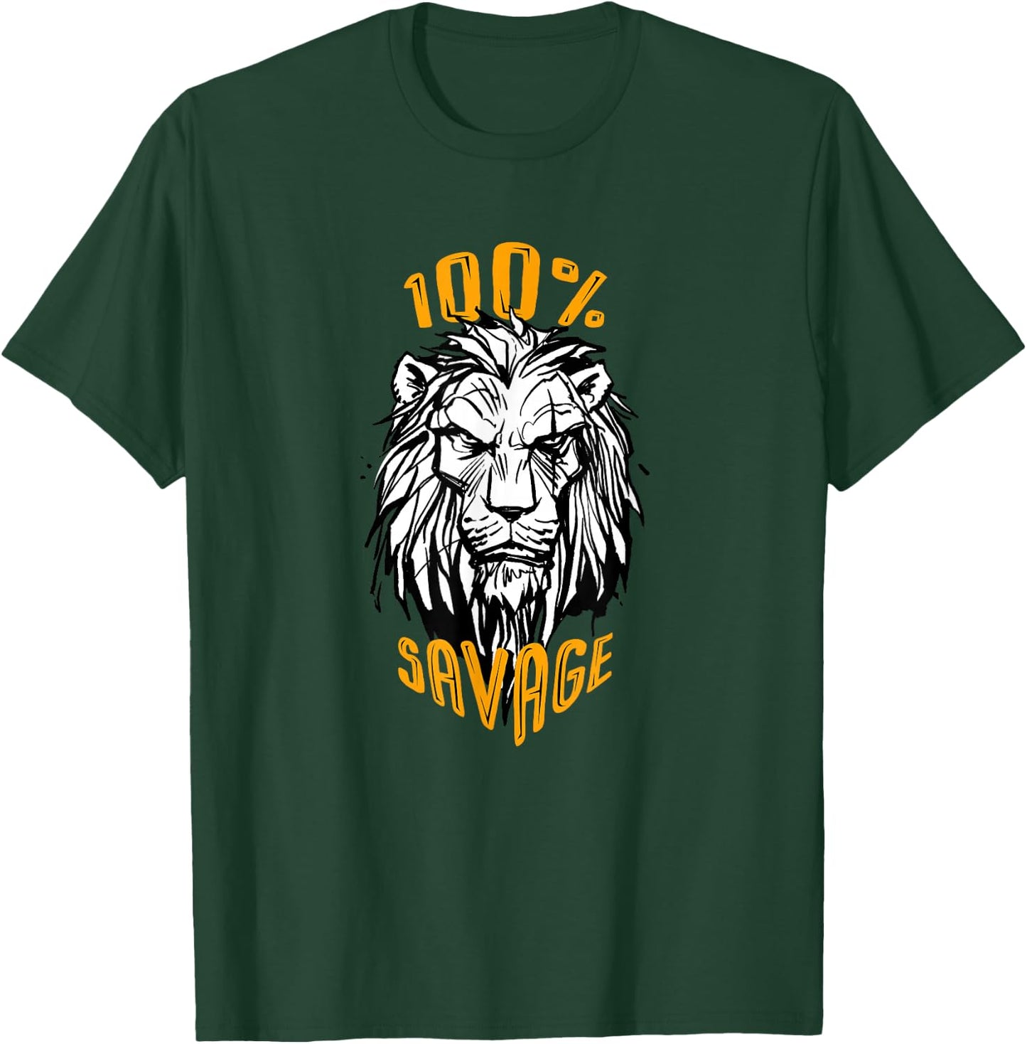 Disney The Lion King Scar 100% Savage Live Action T-Shirt - T-Shirt | Forest