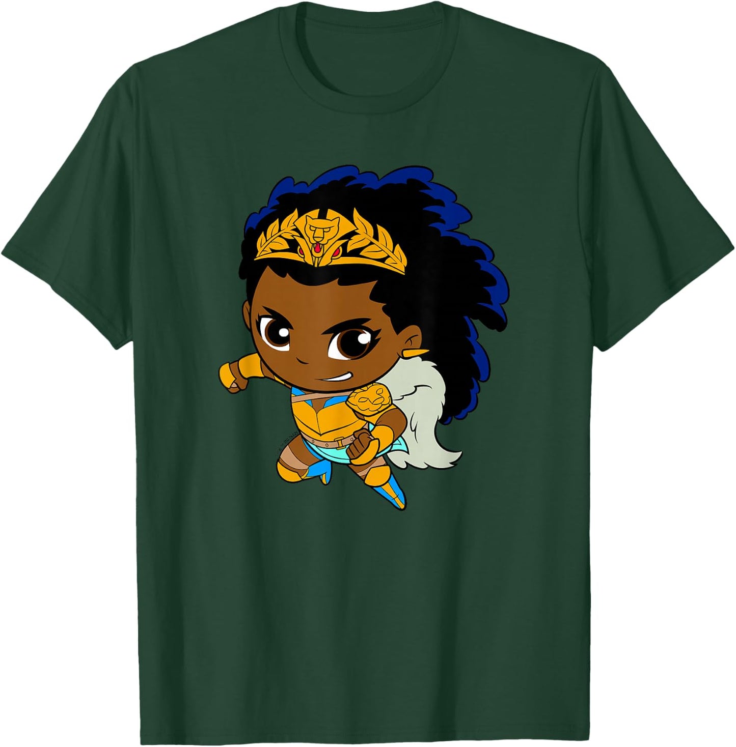 DC Super Friends Nubia Big Character Portrait T-Shirt - T-Shirt | Forest