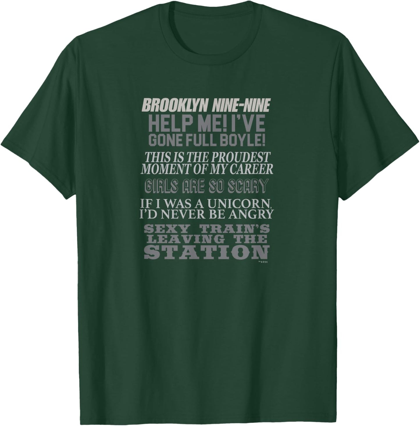 Brooklyn Nine-Nine Charles Boyle Quote Mash-up T-Shirt - T-Shirt | Forest