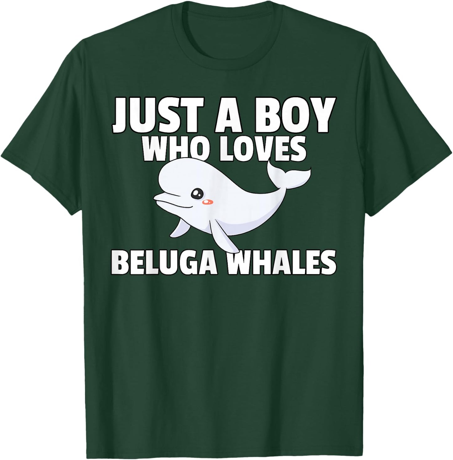 Beluga Whale Gift Baby Beluga Costume T-Shirt - T-Shirt | Forest