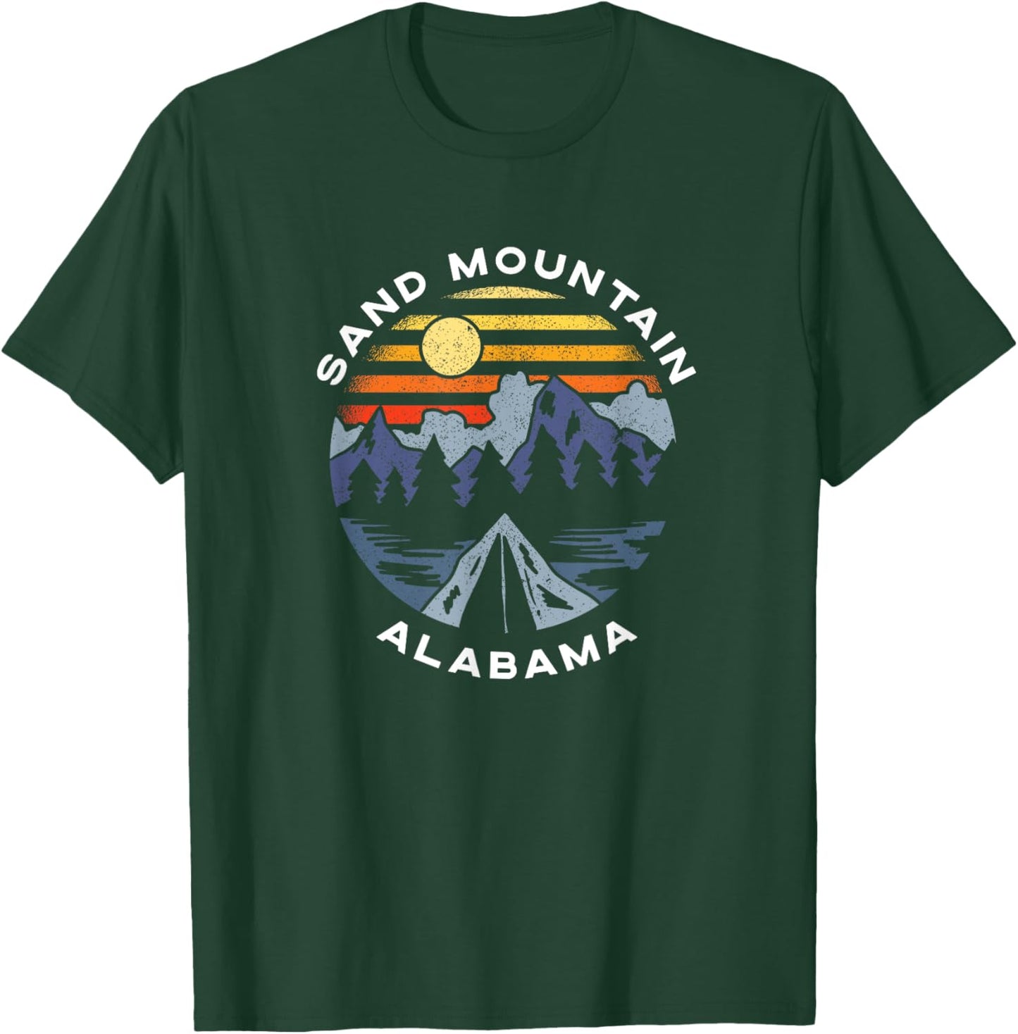 Sand Mountain Alabama Mountains and Forest Vacation Souvenir T-Shirt - T-Shirt | Forest