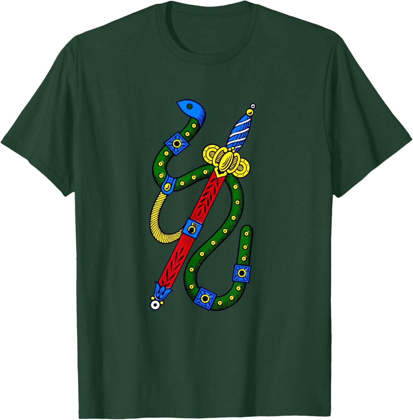 Ace of Swords [Carte Neapolitane] The Italian playing cards T-Shirt - T-Shirt | Forest