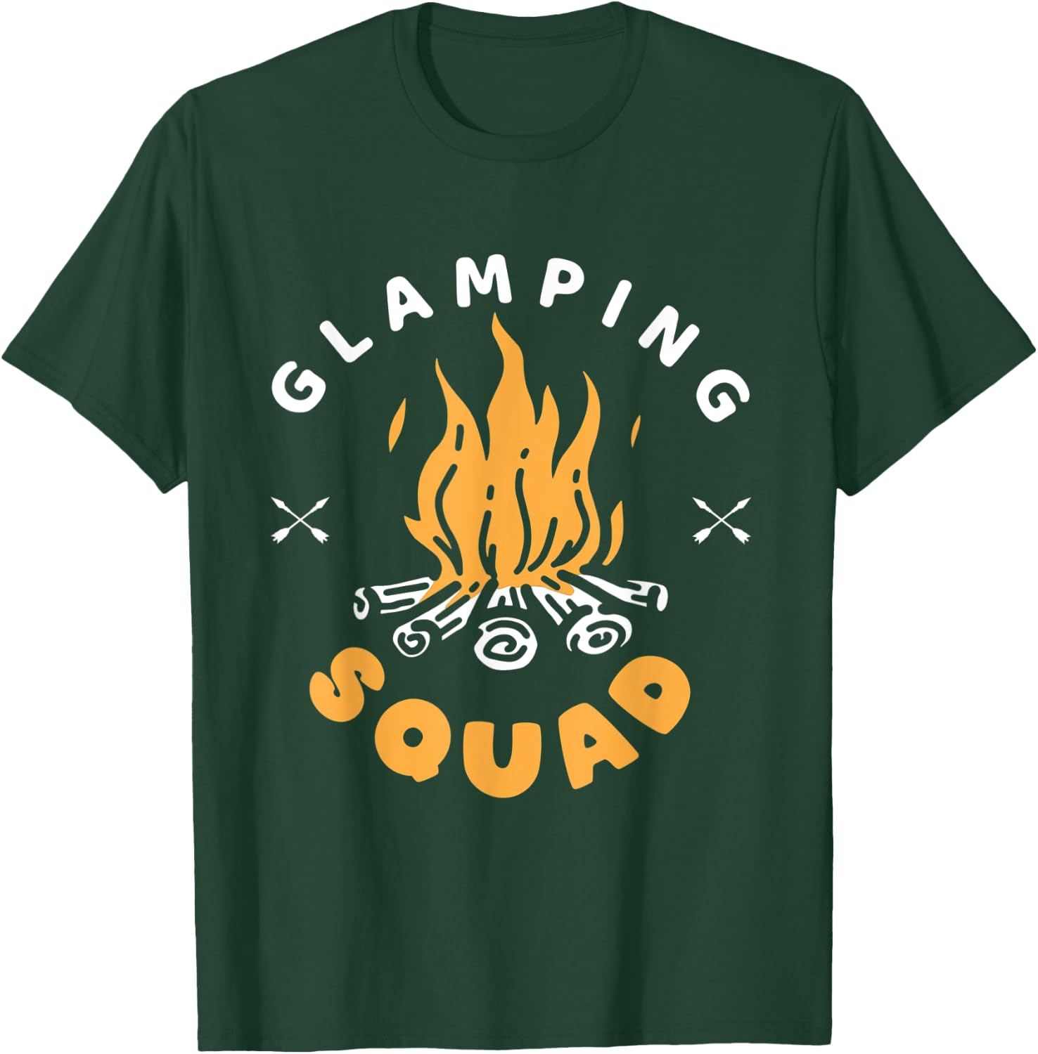 Glamping Squad | Glamorous Camping | Glamper T-Shirt - T-Shirt | Forest