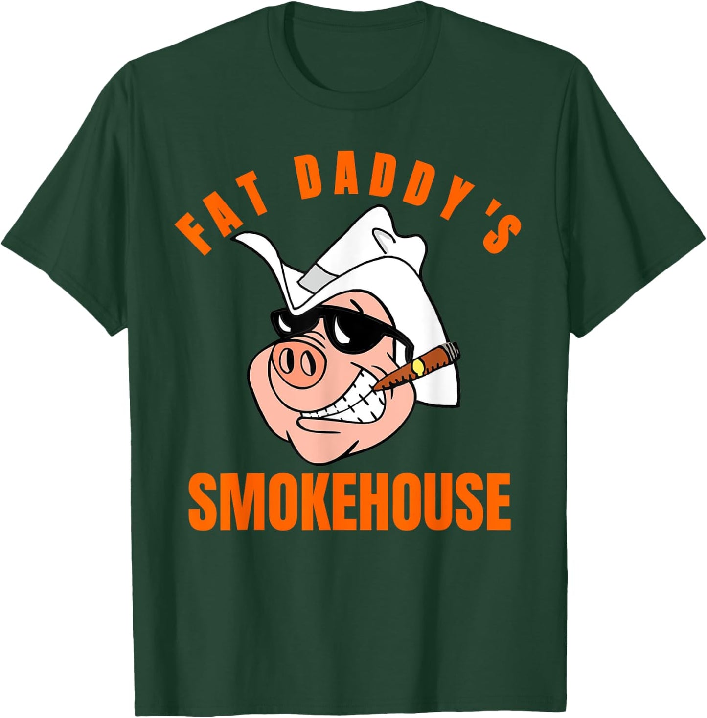 Fat Daddy's Smokehouse BBQ restaurant Souvenir T-Shirt - T-Shirt | Forest
