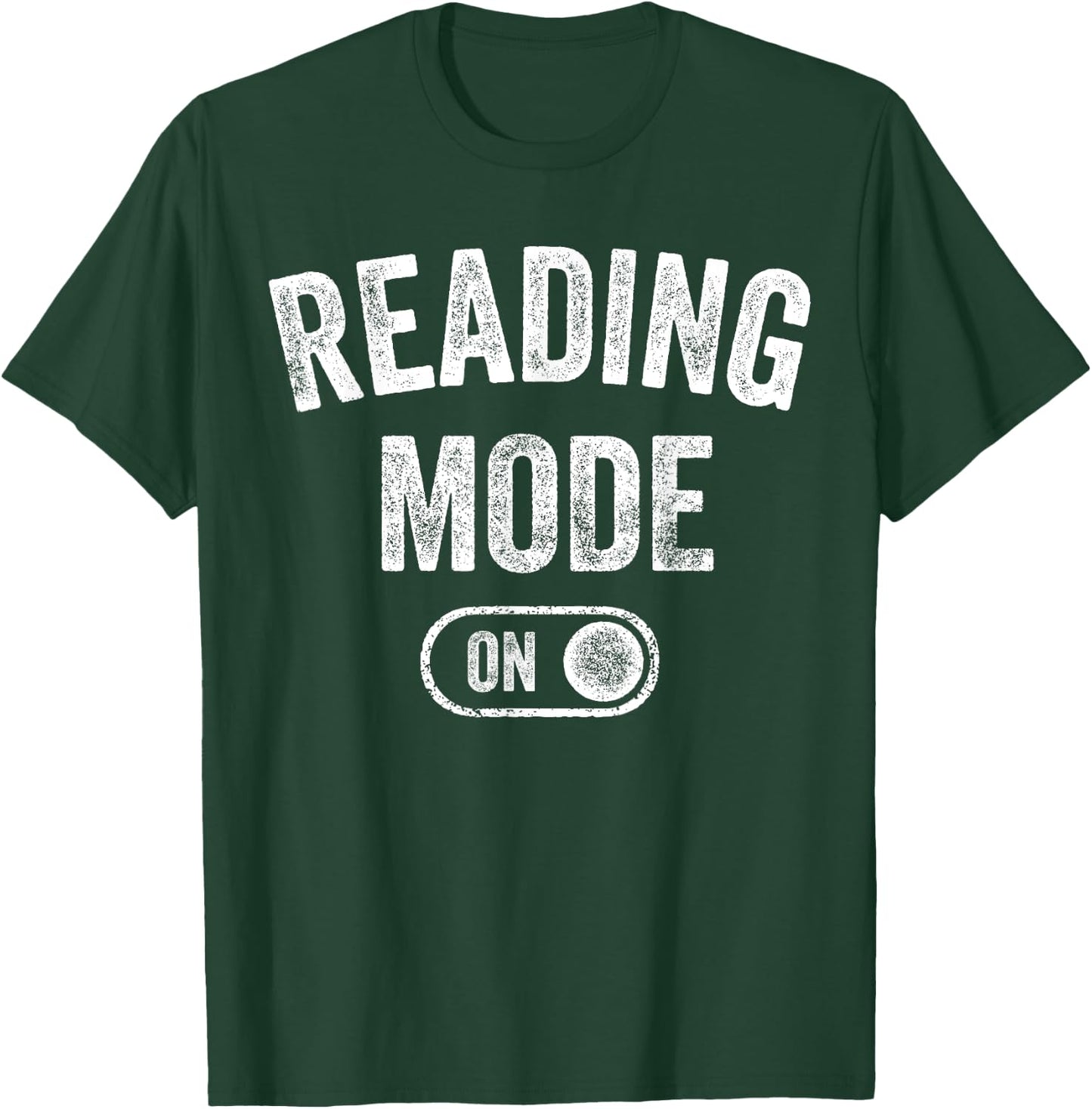 Reading Mode On Funny Book Lover Gift librarian teacher T-Shirt - T-Shirt | Forest