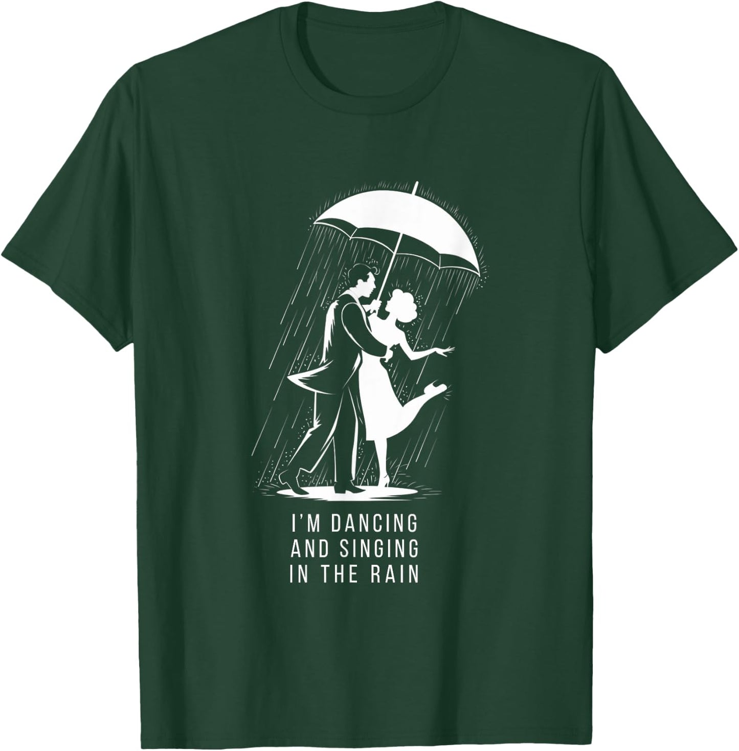 Singing & Dancing in the Rain Musical Theatre Broadway T-Shirt - T-Shirt | Forest