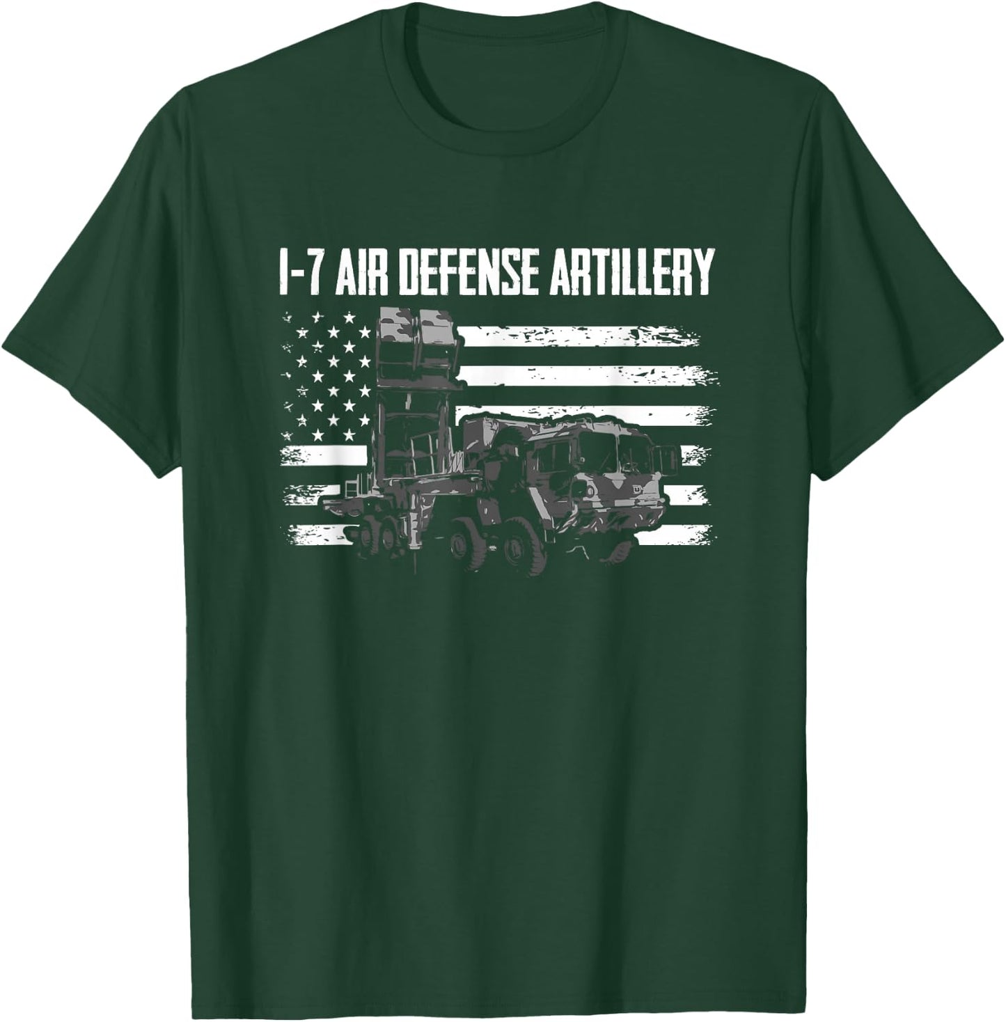 1-7 ADA 108th Air Defense Artillery Brigade T-Shirt - T-Shirt | Forest