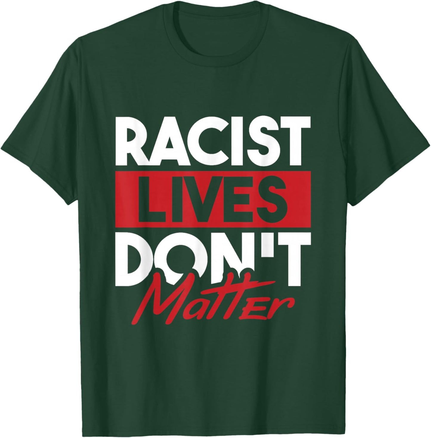 Against Right Discrimination Human Rights Anti Racism T-Shirt - T-Shirt | Forest