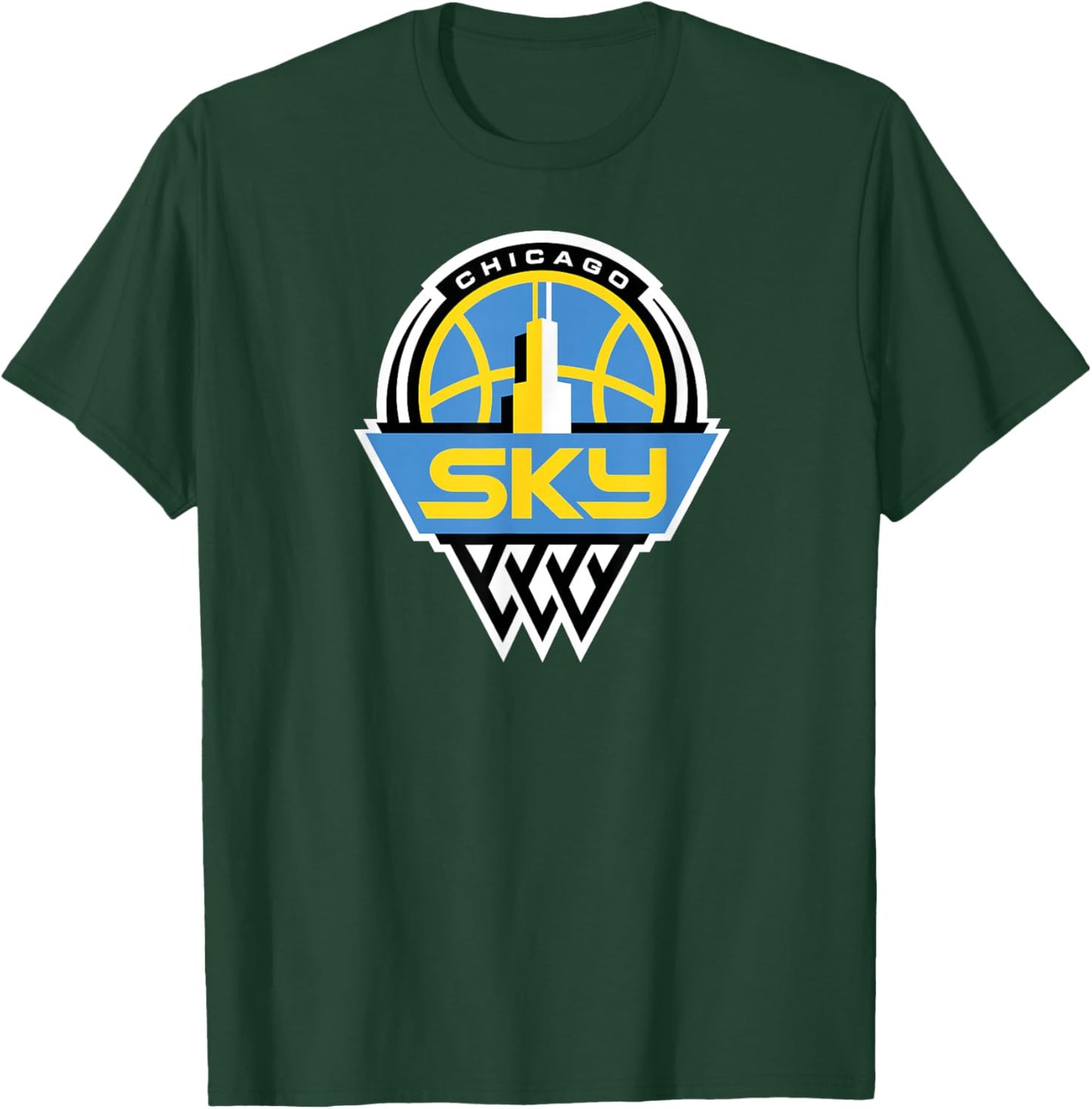 WNBA Chicago Sky Fan Base T-Shirt - T-Shirt | Forest
