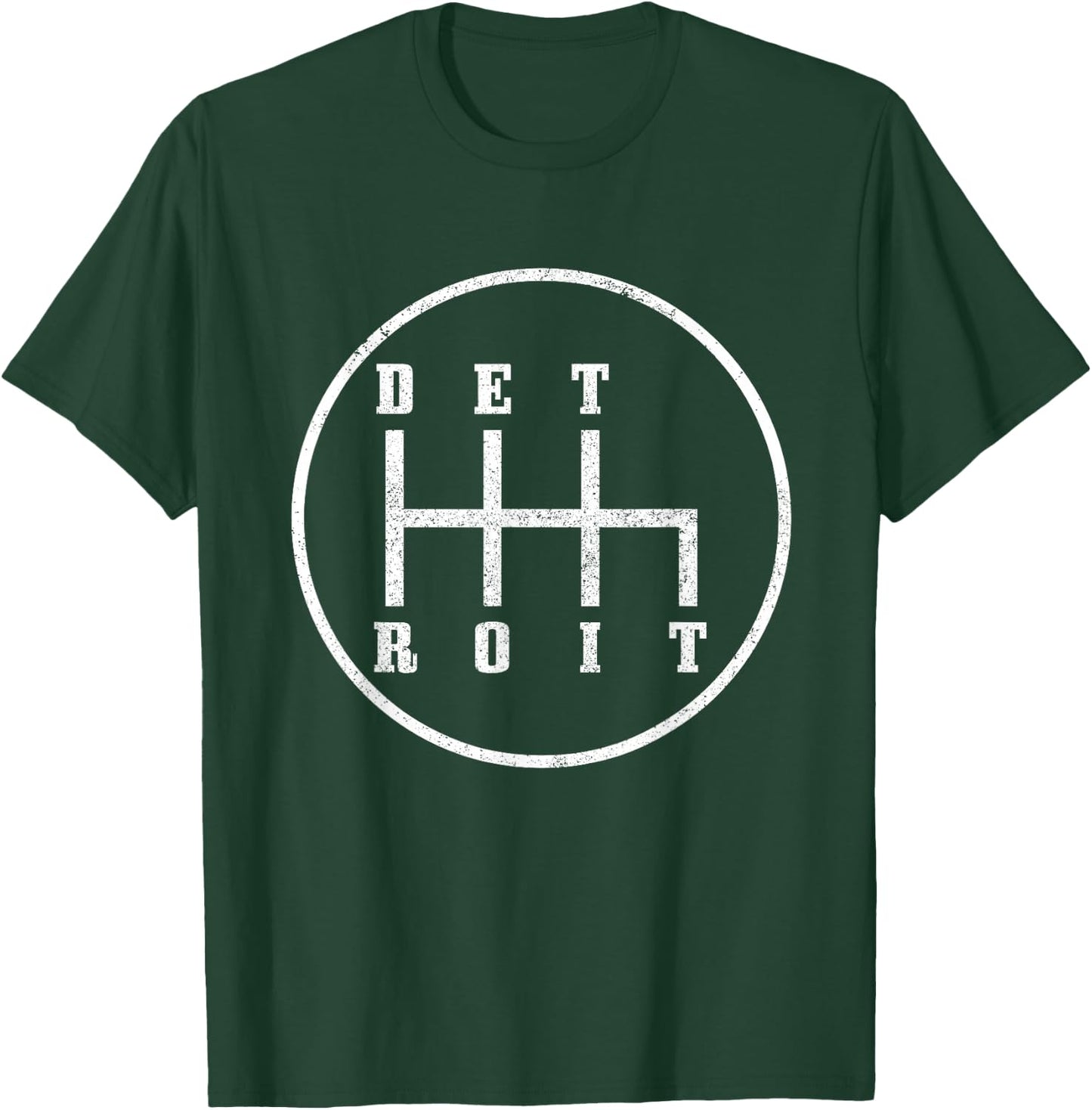 Detroit Michigan Motor City Pride Vintage T-Shirt - T-Shirt | Forest