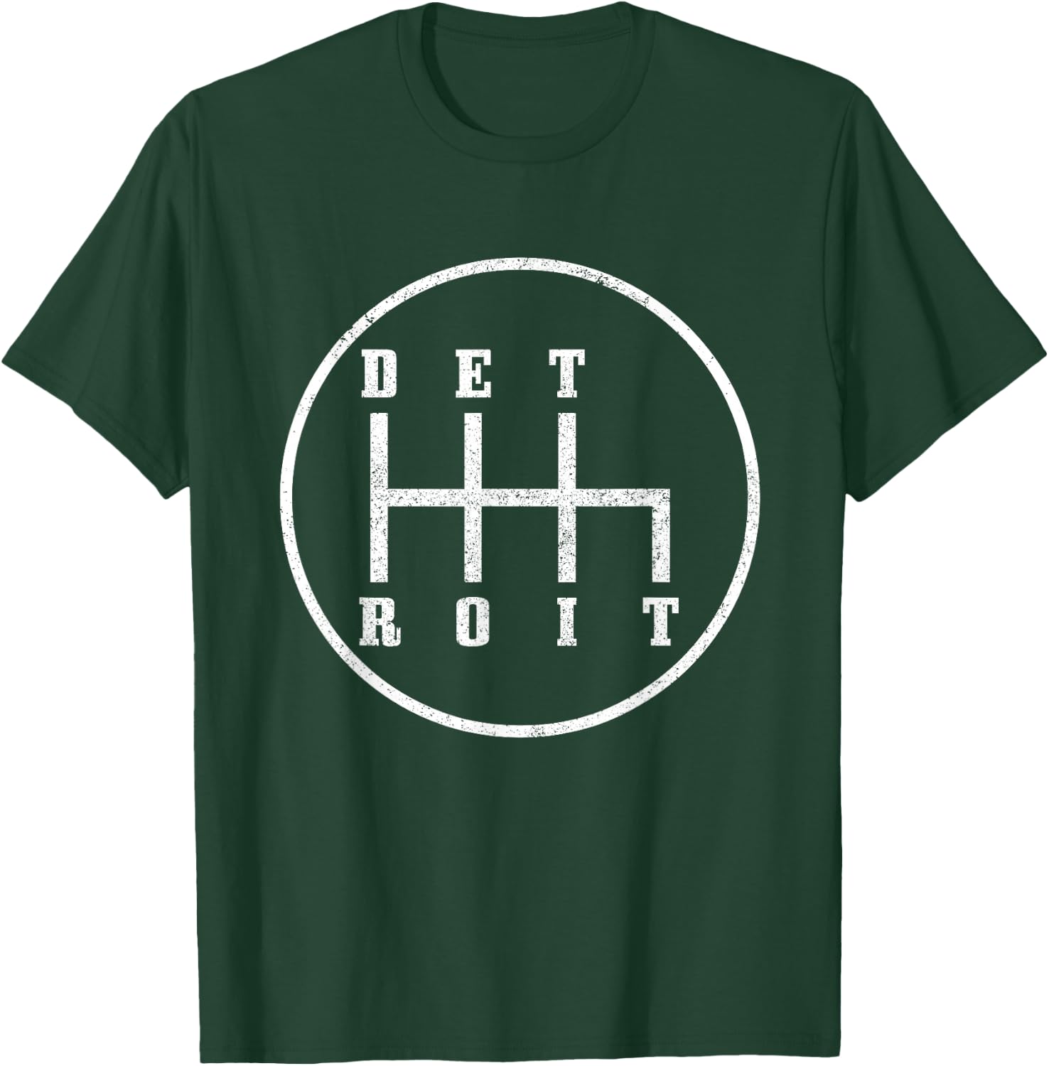 Detroit Michigan Motor City Pride Vintage T-Shirt - T-Shirt | Forest