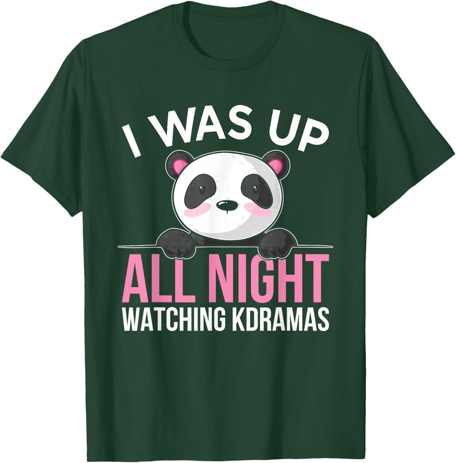 K-Drama Kdrama Korean TV Show Fans Cute Panda T-Shirt - T-Shirt | Forest