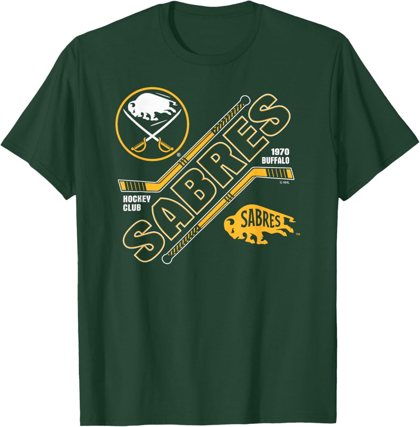 Buffalo Sabres Force Royal Blue Officially Licensed T-Shirt - T-Shirt | Forest