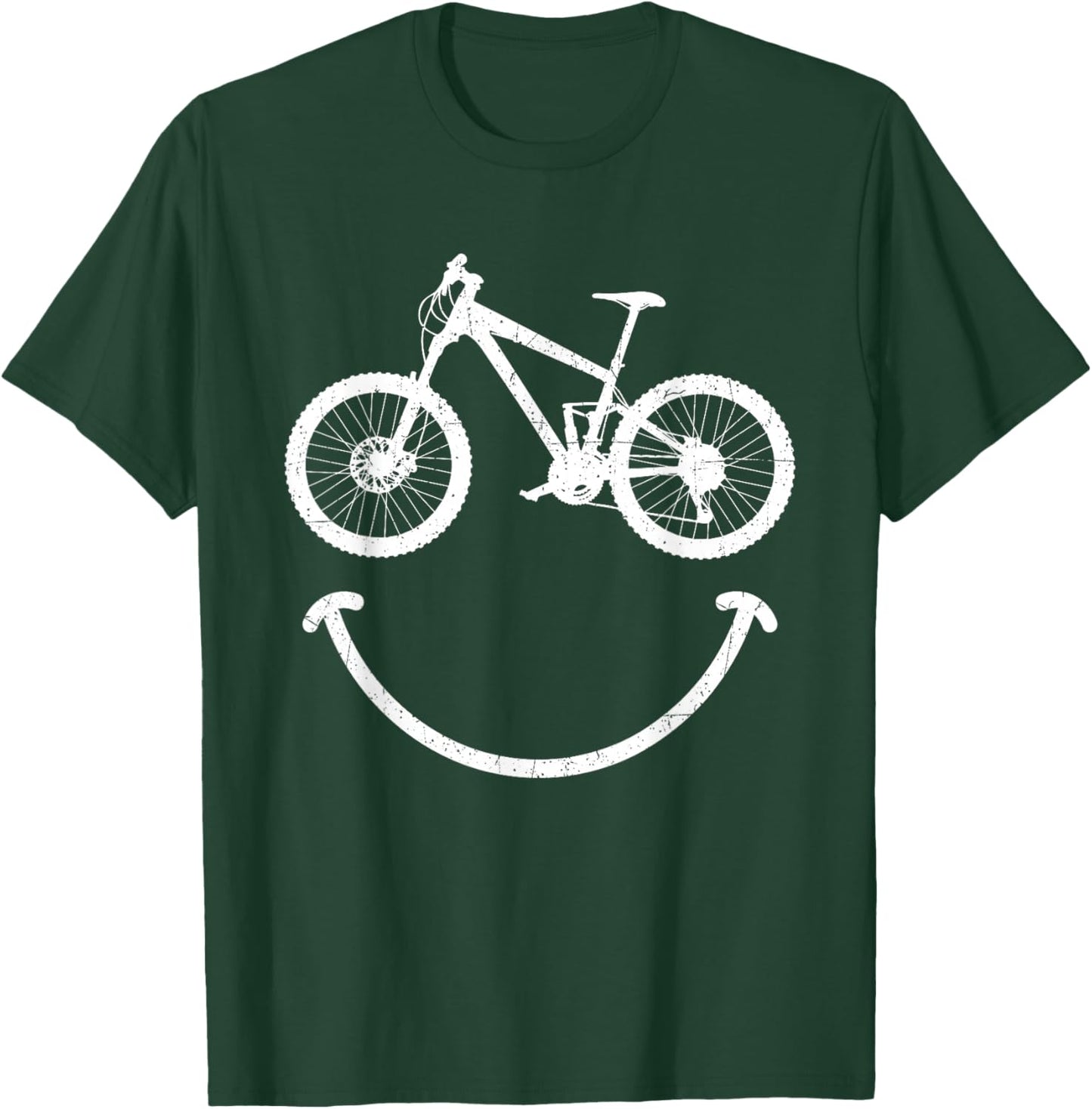 Mountain Biking - Bicycle Rider Cyclist Cycling Trail Riding T-Shirt - T-Shirt | Forest