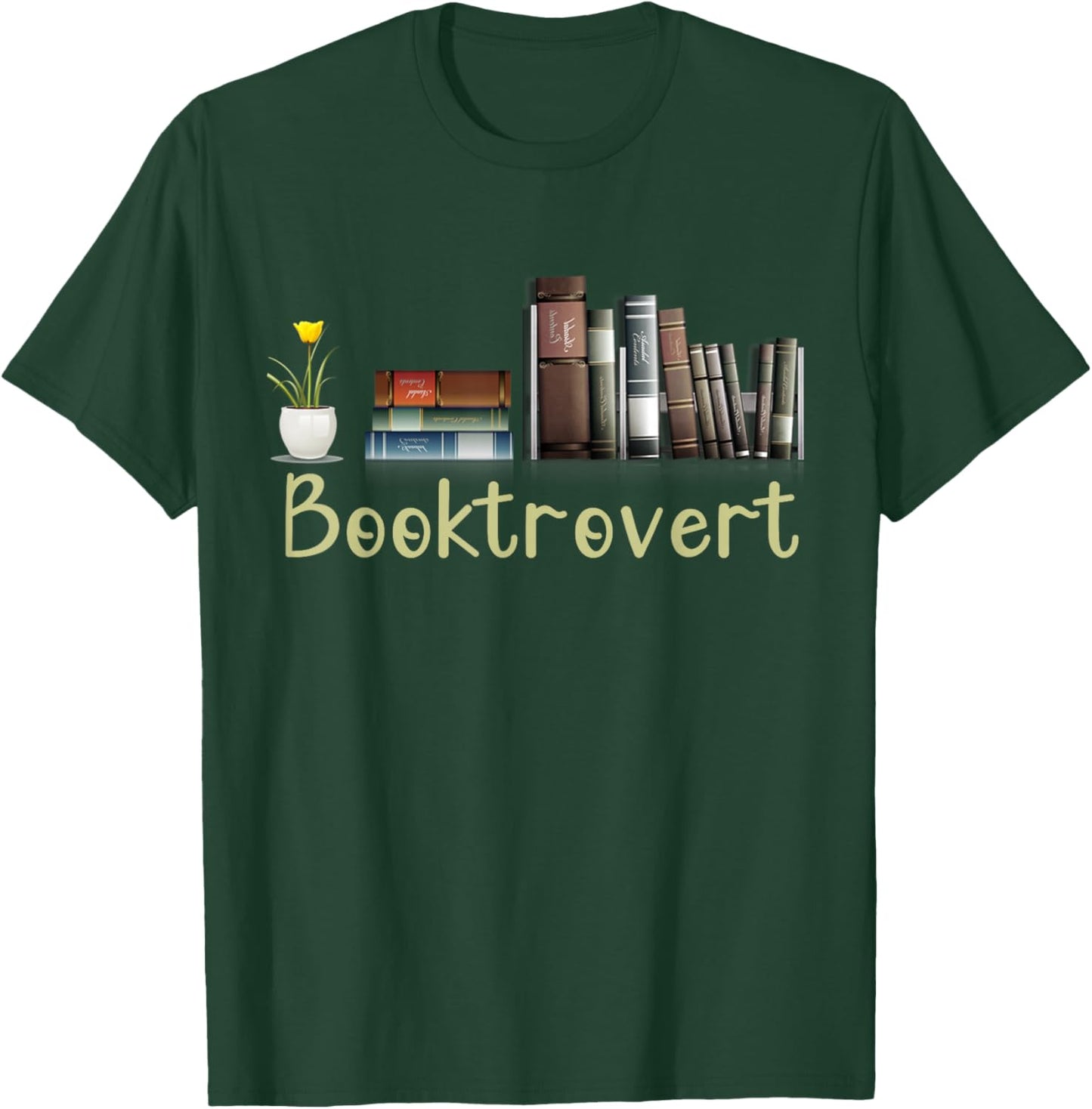 Booktrovert T-Shirt - T-Shirt | Forest