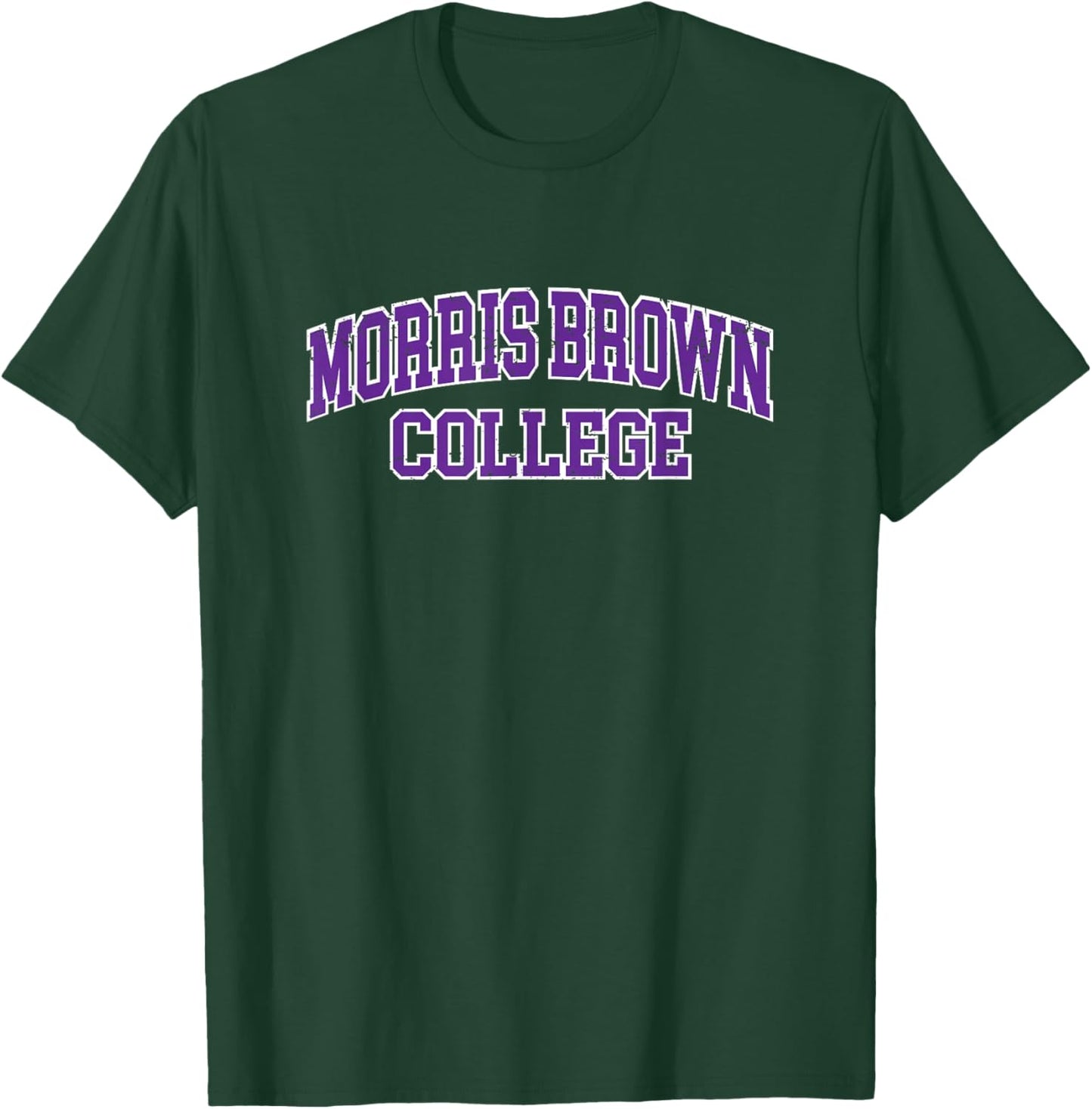 Morris Brown College Arch Design Vintage Women T-Shirt - T-Shirt | Forest