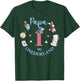 Papa In Onderland 1st Birthday Girl Family Tea Party T-Shirt - T-Shirt | Forest