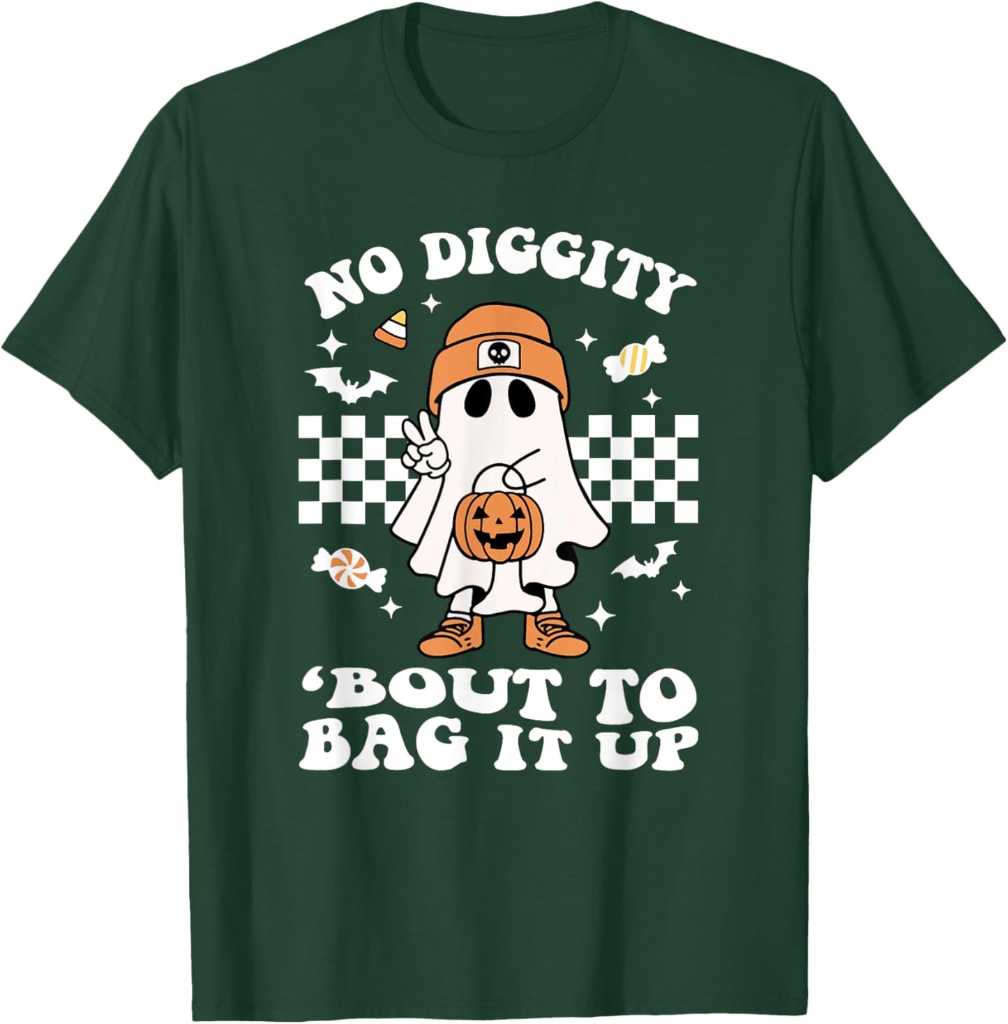 No Diggity 'Bout To Bag It Up T-Shirt - T-Shirt | Forest