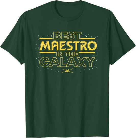 Star Wars Best Maestro in the Galaxy Teacher Gift Spanish T-Shirt - T-Shirt | Forest