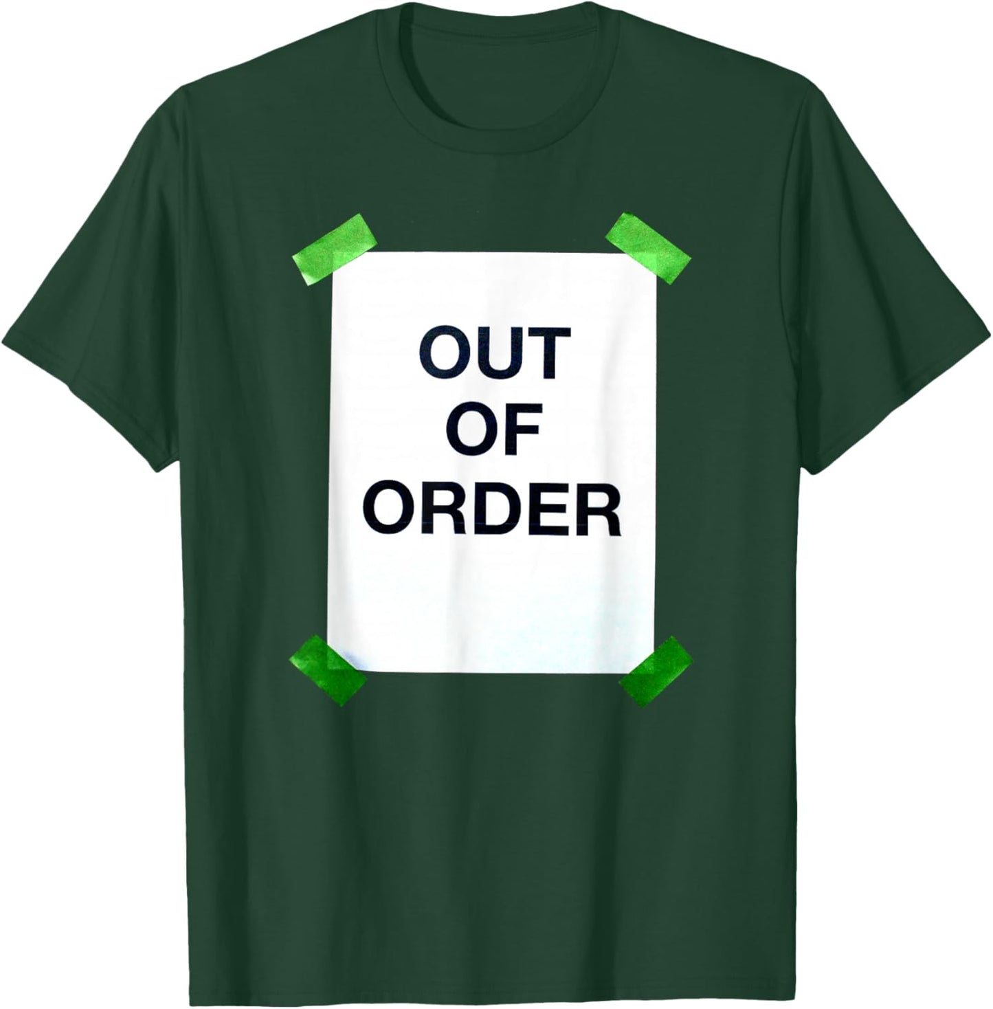 Out of Order T-Shirt - T-Shirt | Forest