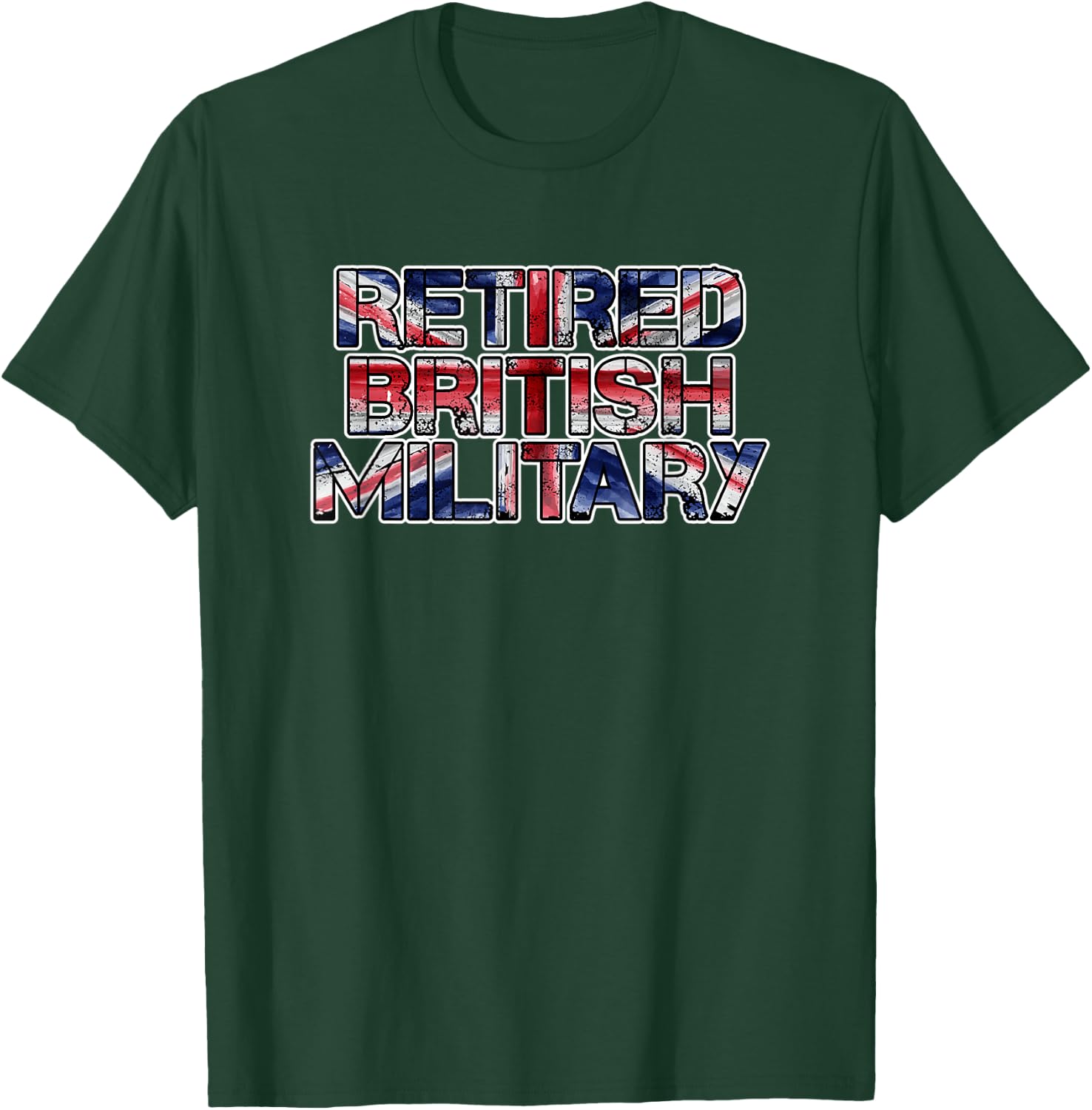 Retired British Military T-Shirt - T-Shirt | Forest