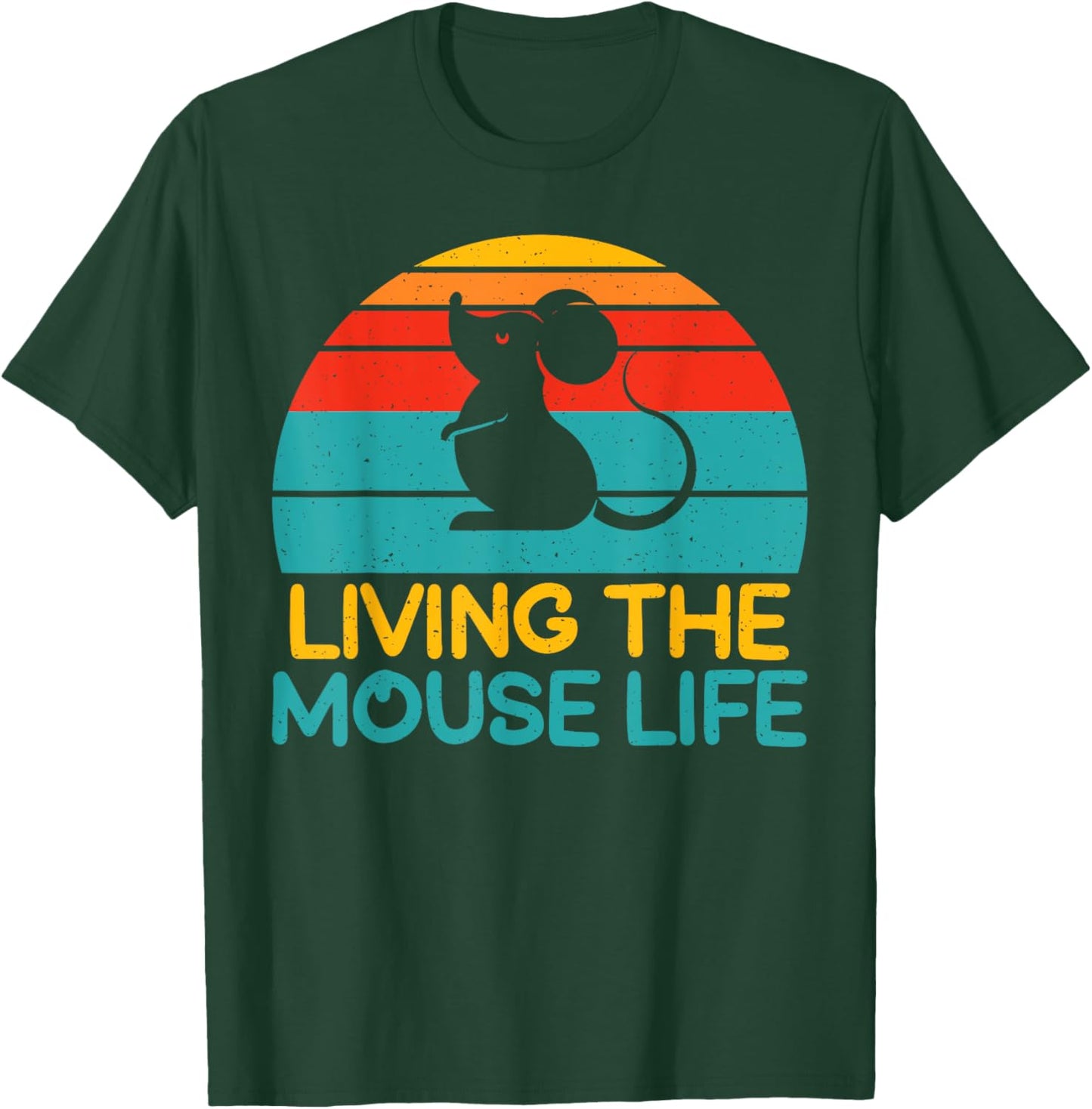 Living the Mouse Life Mouse T-Shirt - T-Shirt | Forest