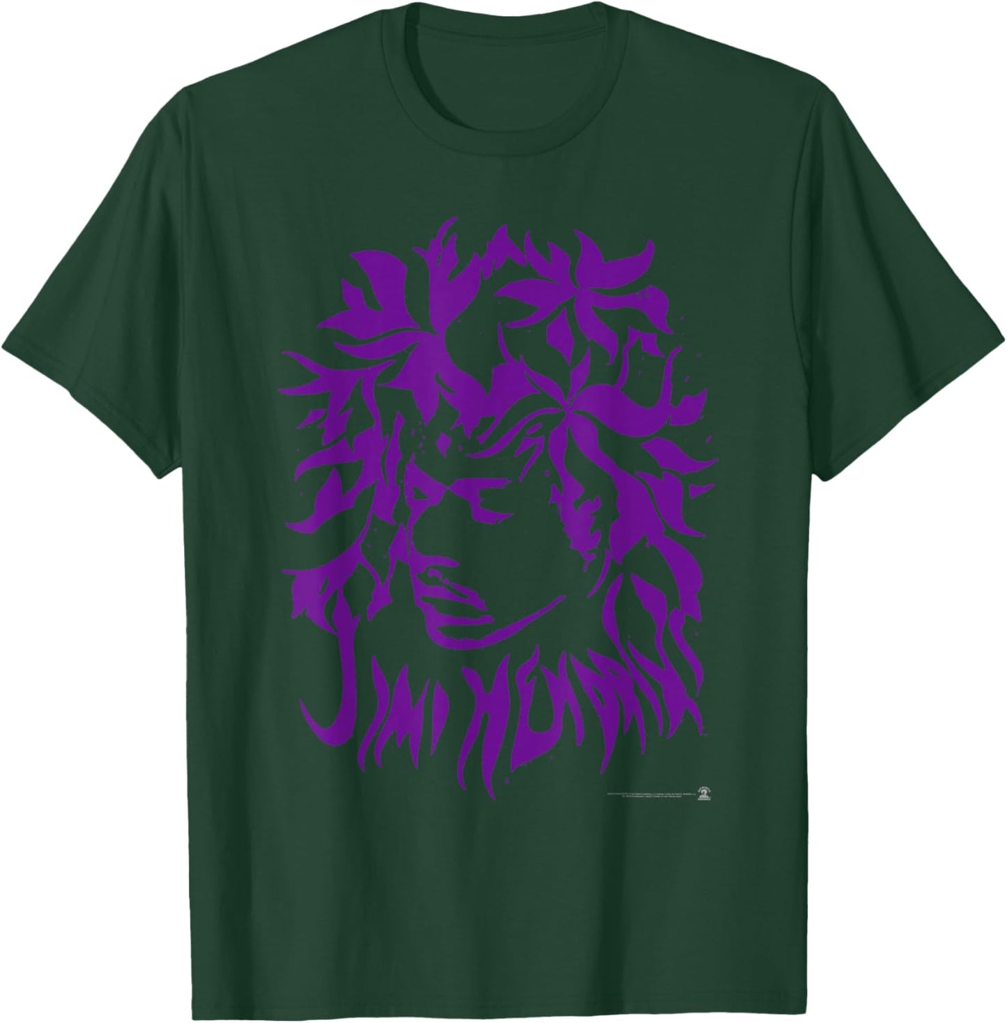 Jimi Hendrix Flower Head , Yellow, S T-Shirt - T-Shirt | Forest