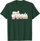 Cute Retro Tennis Pastel Aesthetic Teen Girls T-Shirt - T-Shirt | Forest